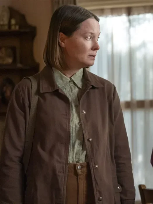 Carrie 2026 Samantha Sloyan Brown Cotton Jacket