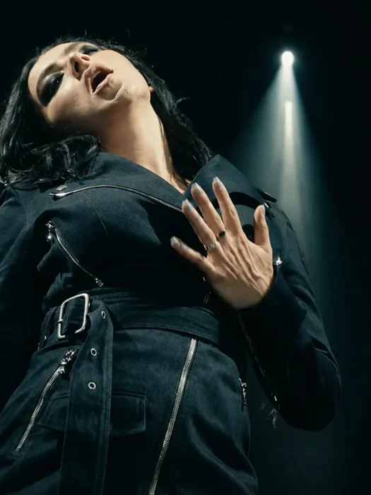 Charli XCX Performing Outside Lands Coat