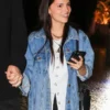 Chateu Marmont LA 2026 Inde Navarrette Blue Demin Jacket