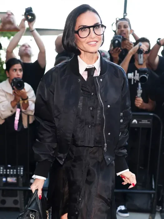 Demi Moore Satin Jacket