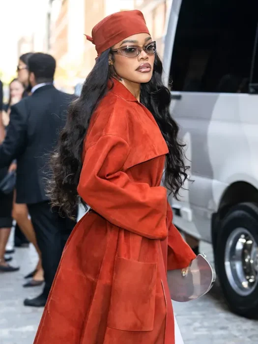Fashion Week Teyana Taylor Coat