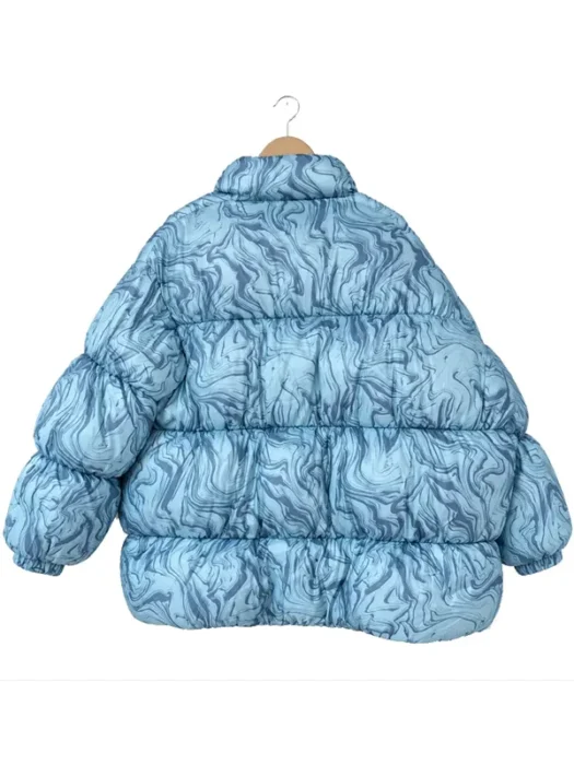 Geek Girl S01 Student Puffer Jacket Back