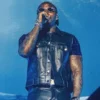 God We Trust 2026 Tour Asake Leather Vest