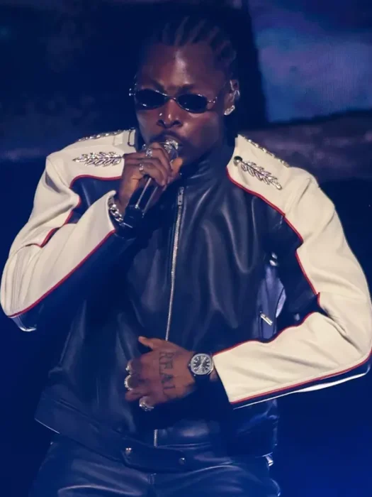 God We Trust Tour 2026 Asake Blue Jacket