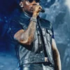 God We Trust Tour Asake Leather Vest