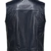 God We Trust Tour Asake Leather Vest Back