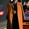 Grand Prix Lewis Hamilton Brown Coat