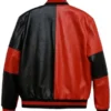 Harley Quinn Leather Jacket Back
