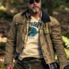 Heart Of The Beast 2026 Brad Pitt Cotton Beige Jacket