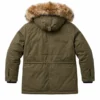 Heart of the Beast Brad Pitt Parka Jacket Back