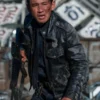 Hope 2026 Hwang Jung-min Leather Black Jacket