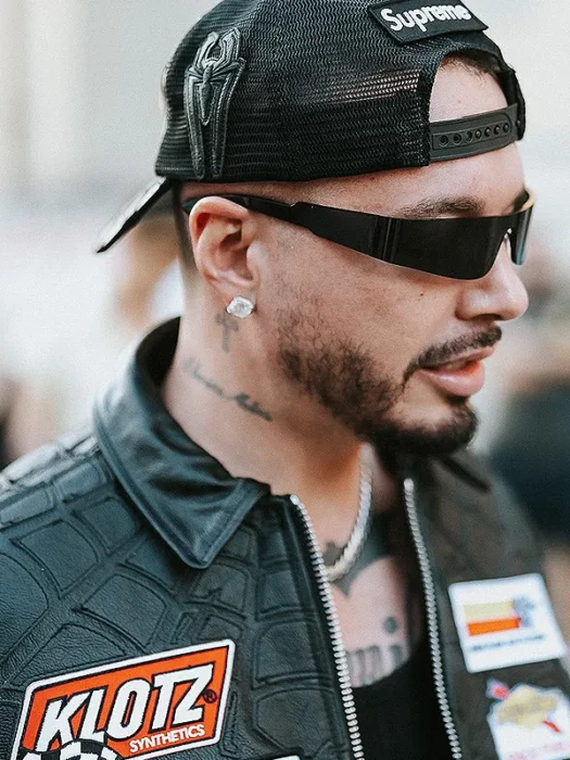 J Balvin Spider Web Jacket
