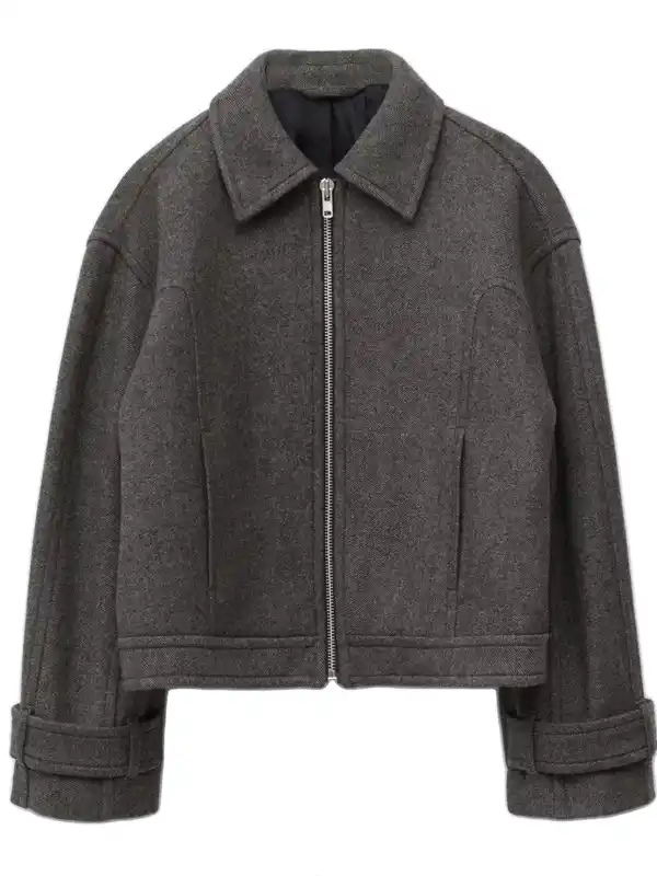 Jessica Alba Grey Jacket