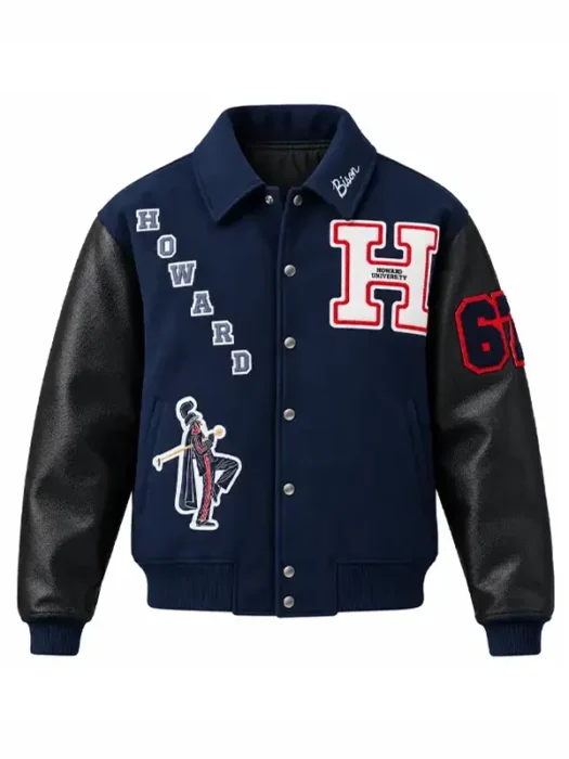 Jordan Flight x Howard University Letterman Varsity Jacket