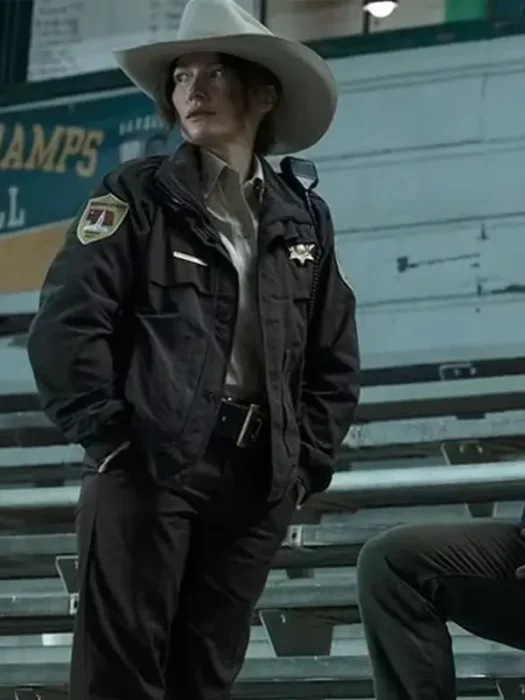 Lanterns 2026 Kelly Macdonald Brown Cotton Jacket