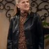 Leanne S02 Kristen Johnston Leather Blazer