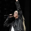 Levi’s Stadium 2026 Taylor Momsen Leather Black Jacket