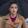 Lili Reinhart Riverdale Brown Suede Jacket