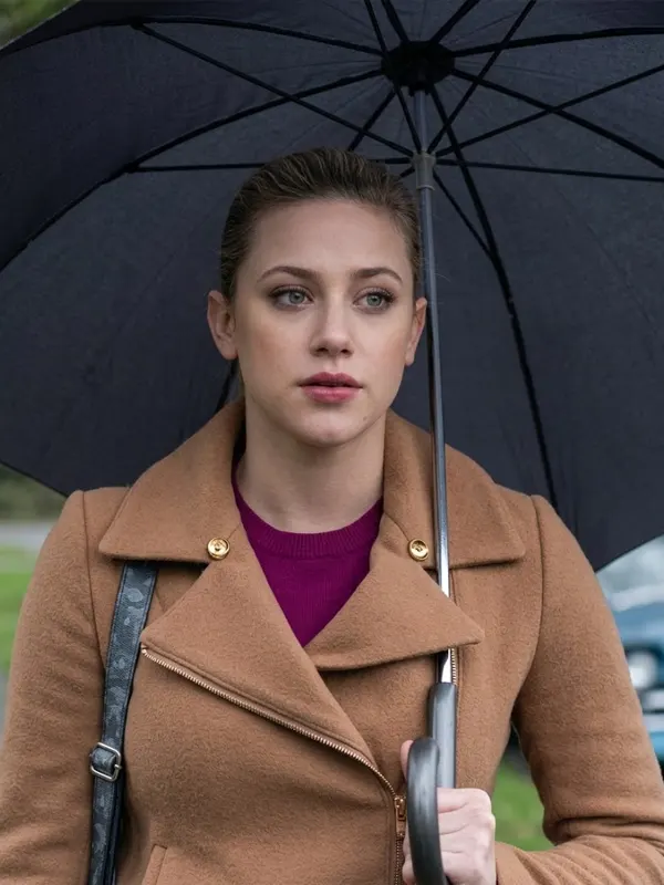Lili Reinhart Riverdale Brown Suede Jacket