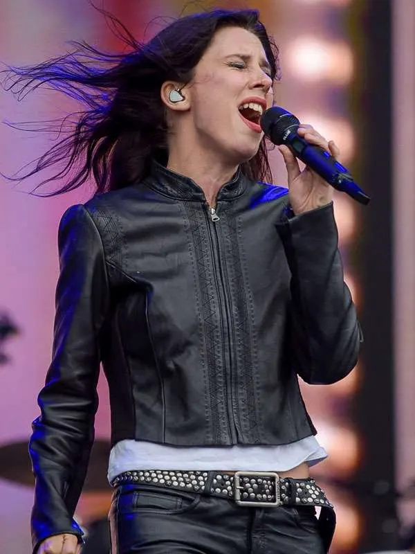Lollapalooza Music Festival Ellie Rowsell Black Jacket
