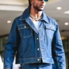 Los Angeles Rams Arriving 2026 Davante Adams Denim Jacket