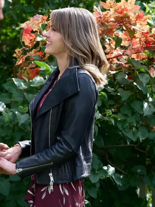 Love Finds You 2026 Aimee Teegarden Black Jacket