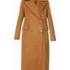 Marble Hall Murders S01 Lesley Manville Brown Coat