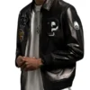 Mens Patched Bomber Jacket