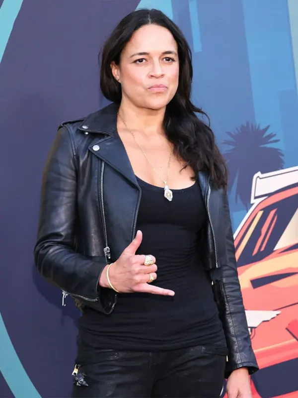 Michelle Rodriguez Fast and Furious 25th Anniversary Black Jacket