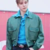 Milan FW Jeong Yun-ho Green Jacket