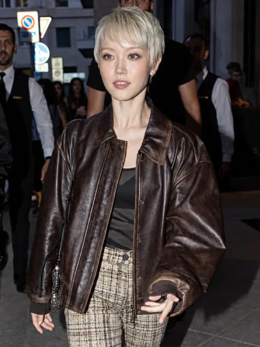 Milan Fashion Week Pom Klementieff Jacket
