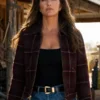Minka Kelly Ransom Canyon S02 Plaid Jacket