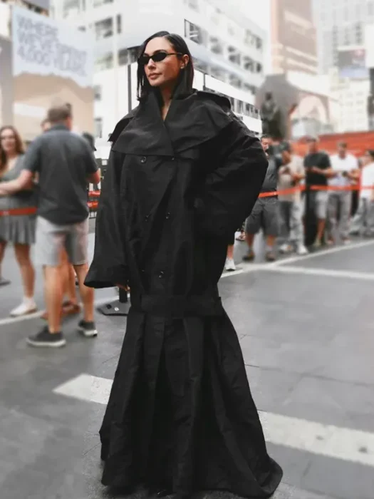 NYC 2026 Gal Gadot Cotton Coat