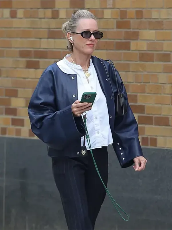 Naomi Watts Leather Jacket – NYC 2026