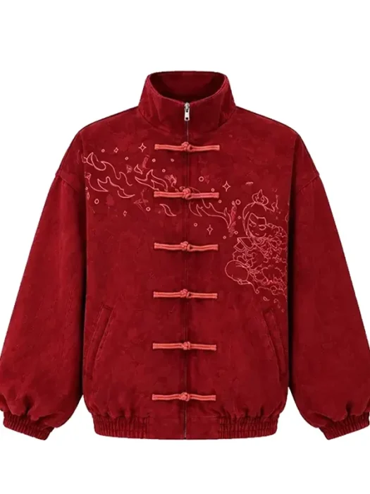 Neptun x Avatar Chinese Maroon Jacket