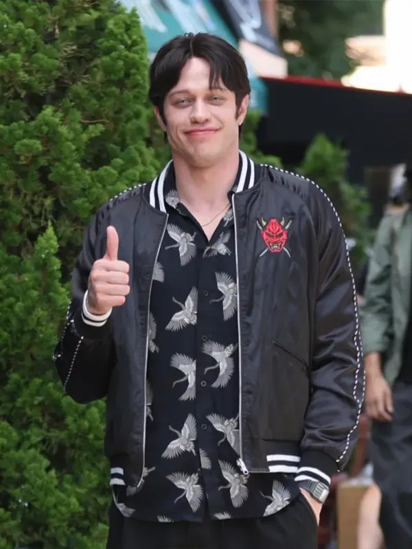 Pete Davidson Tommy Pitera Black Jacket