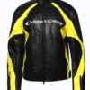 R&B Tour Chris Brown Yellow Leather Jacket
