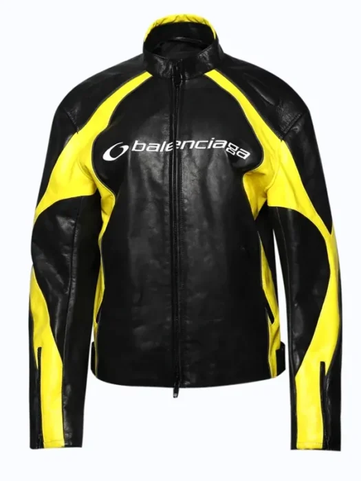 R&B Tour Chris Brown Yellow Leather Jacket