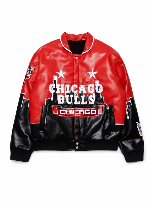 R&B Tour Usher Chicago Bulls Leather Jacket