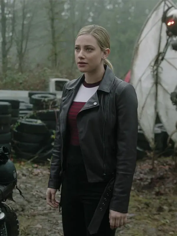 Riverdale Lili Reinhart Black Leather Jacket