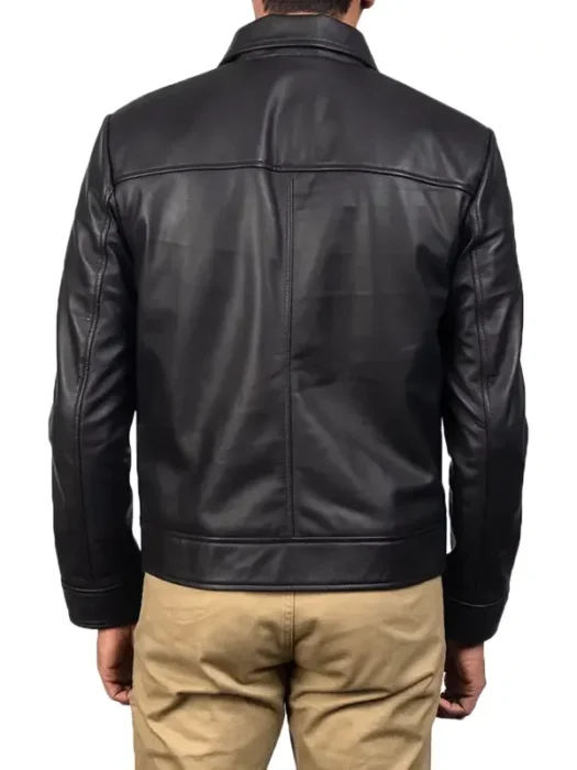 Seattle Seahawks AJ Barner Leather Jacket Back
