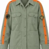 Shrinking Liz Army Christa Miller Green Jacket