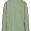 Shrinking Liz Army Christa Miller Green Jacket Back