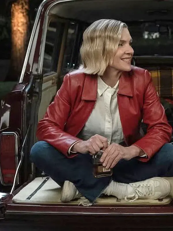 Stick S02 Rhea Seehorn Red Leather Jacket