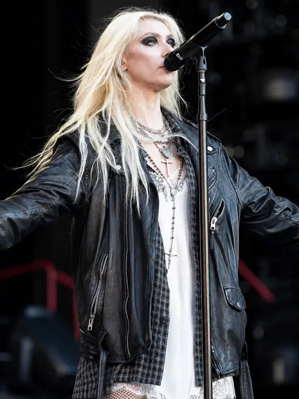 Taylor Momsen Leather Black Jacket