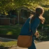 The End of Oak Street 2026 Anne Hathaway Denim Jacket Back