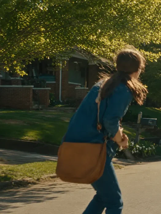 The End of Oak Street 2026 Anne Hathaway Denim Jacket Back