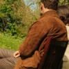 The Gentlemen S02 Eddie Horniman Leather Jacket Back