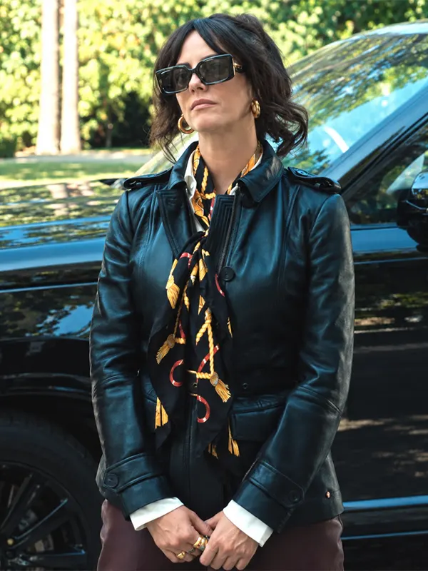 The Gentlemen S02 Susie Glass Black Leather Jacket