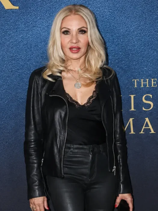 The Whisper Man Premiere Orfeh Leather Jacket